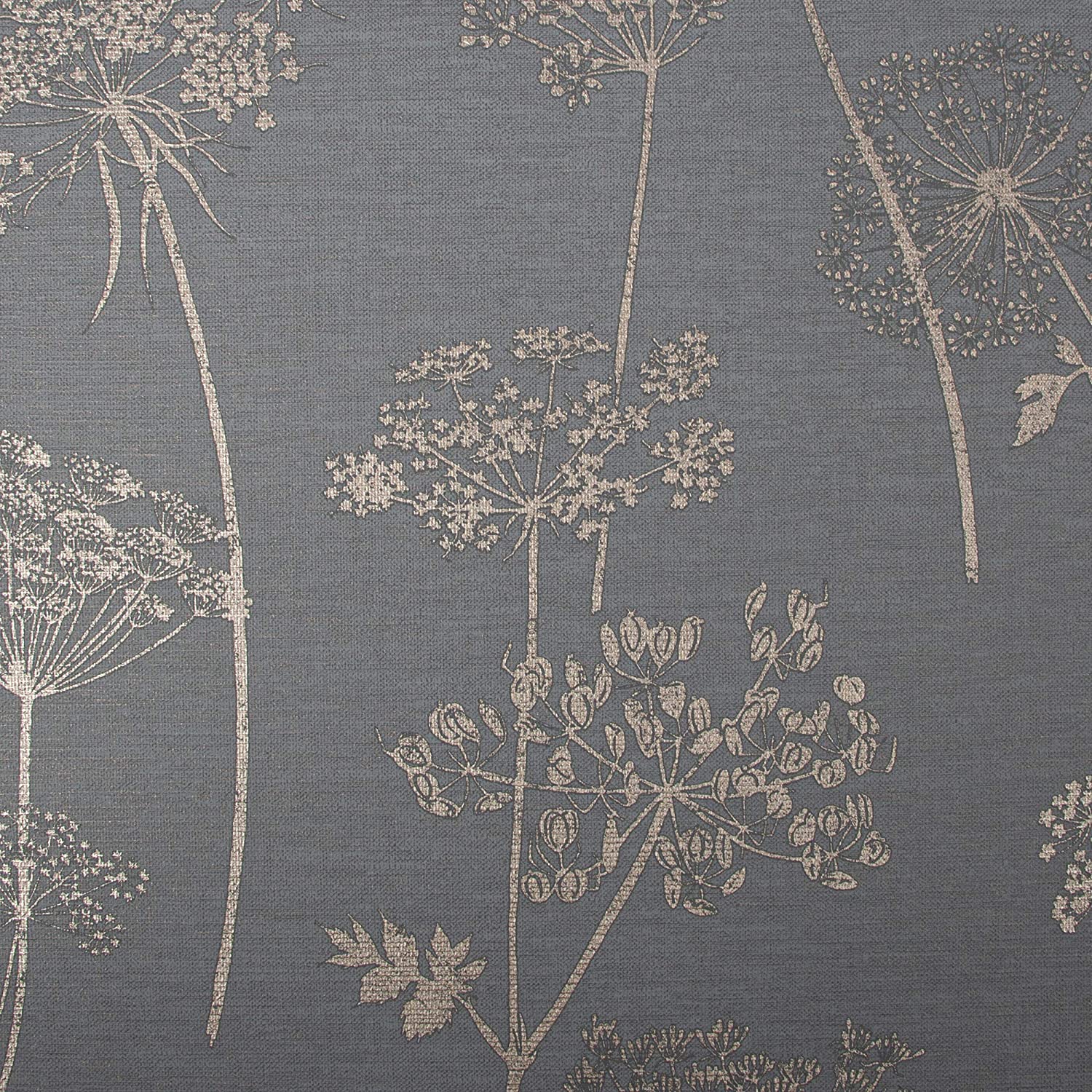 Wild Flower Superfresco Charcoal Wallpaper 108608