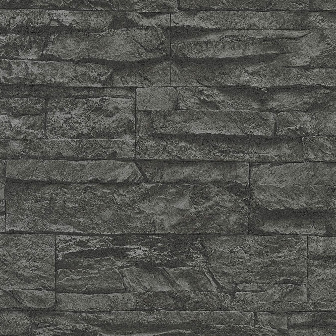 Deco World Black Block Effect Wallpaper 7071-23