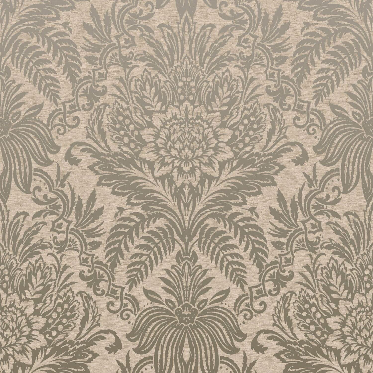 Signature Damask Taupe Cream Wallpaper M1066