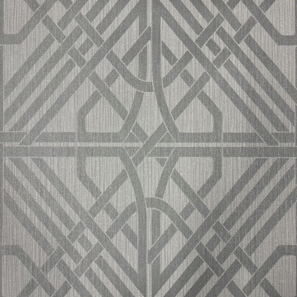 Oria Link Silver Wallpaper 6737 Oria Link Silver Wallpaper 6737