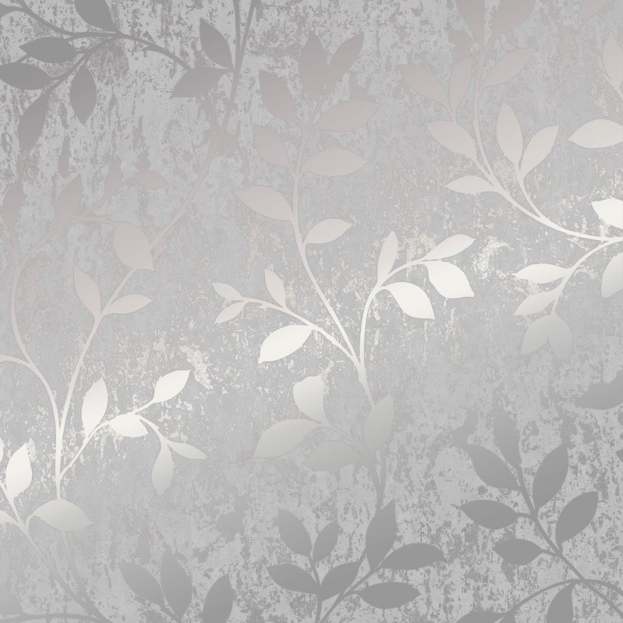 Milan Trail Silver Superfresco Wallpaper 106404