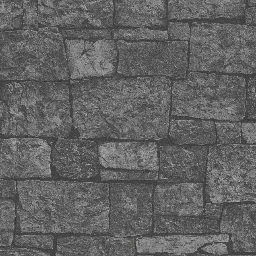 Deco World Black Block Effect Wallpaper 31994-2