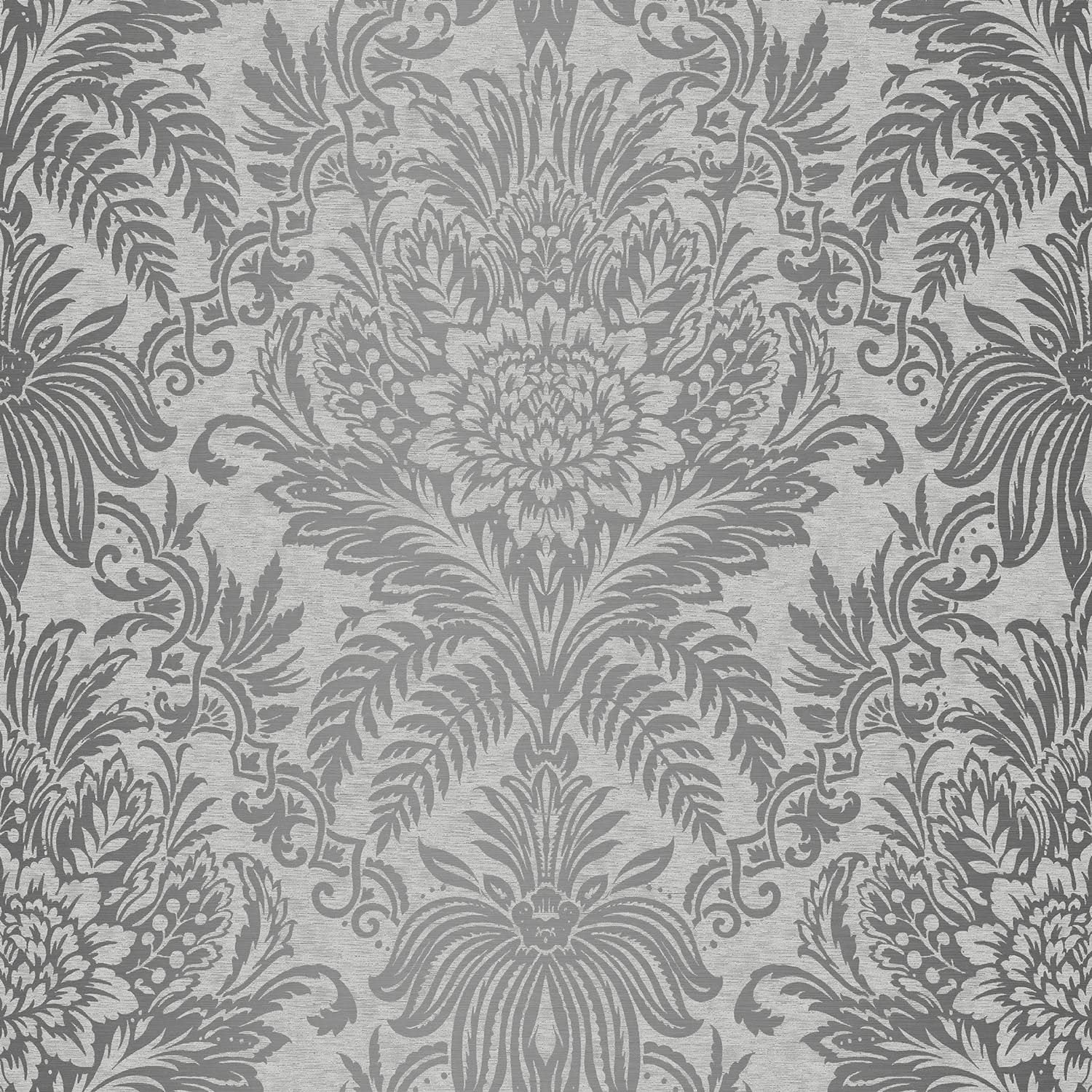 Signature Damask Silver Wallpaper M1067