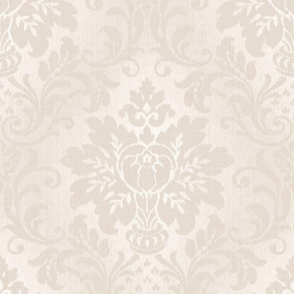 Royal Fabric Damask Taupe Wallpaper A10907