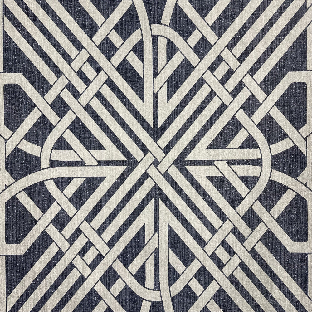 Oria Link Navy Wallpaper 6739