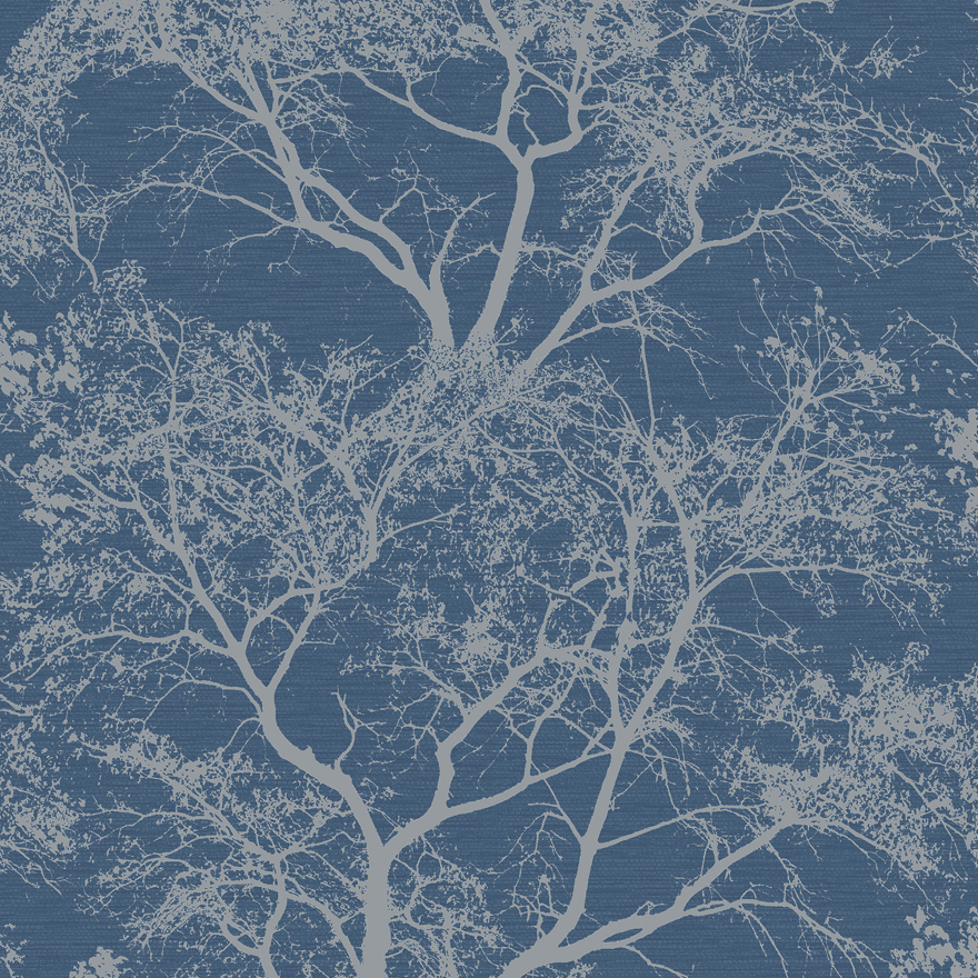 Whispering Trees Blue Wallpaper 65402 Whispering Trees Blue Wallpaper 65402
