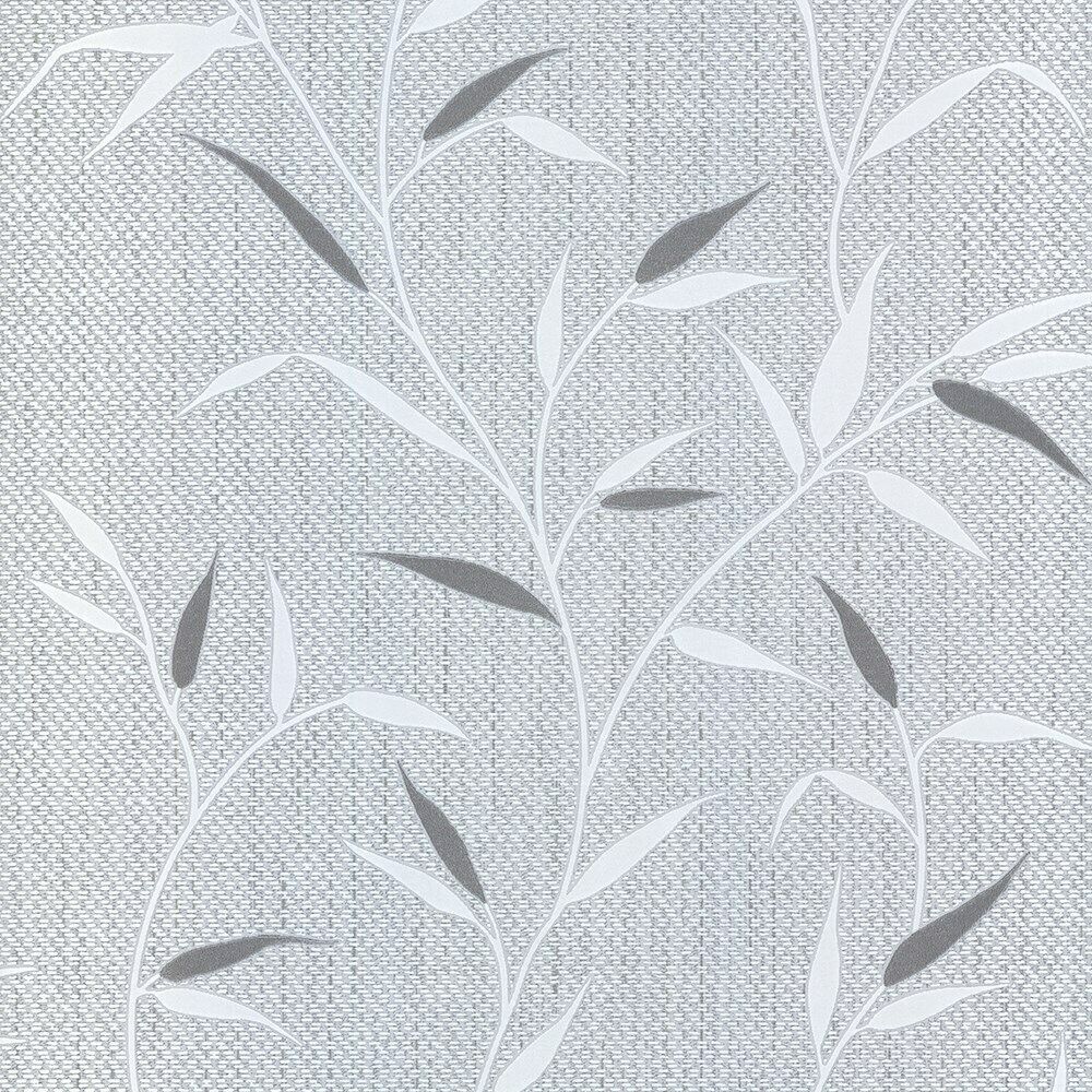 Amelia Leaf Grey Wallpaper 3002
