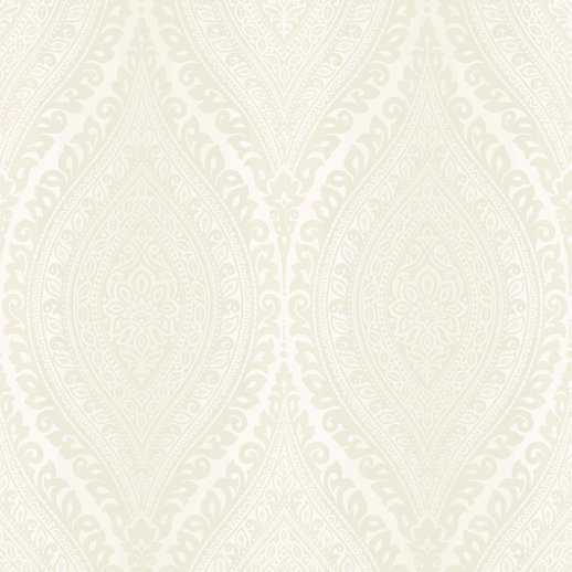 Kismet Damask Cream Wallpaper A17701