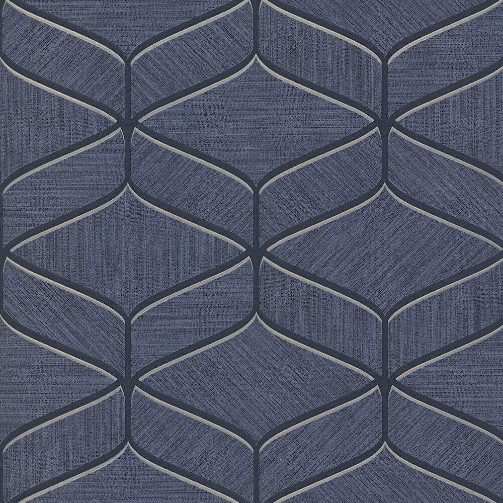 Luciano Geometric Blue Italian Vinyl Wallpaper 3852 Luciano Geometric Blue Italian Vinyl Wallpaper 3852