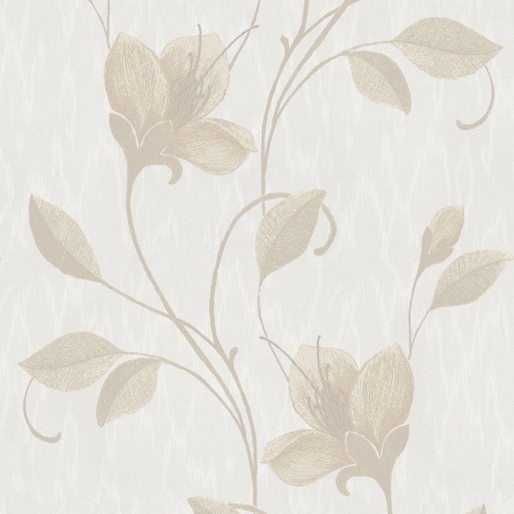 Juliet Pale Grey Holden Opus Vinyl Wallpaper 35942