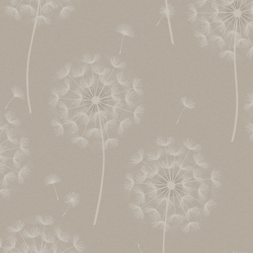 Allora Dandelion Taupe Holden Opus Vinyl Wallpaper 36004