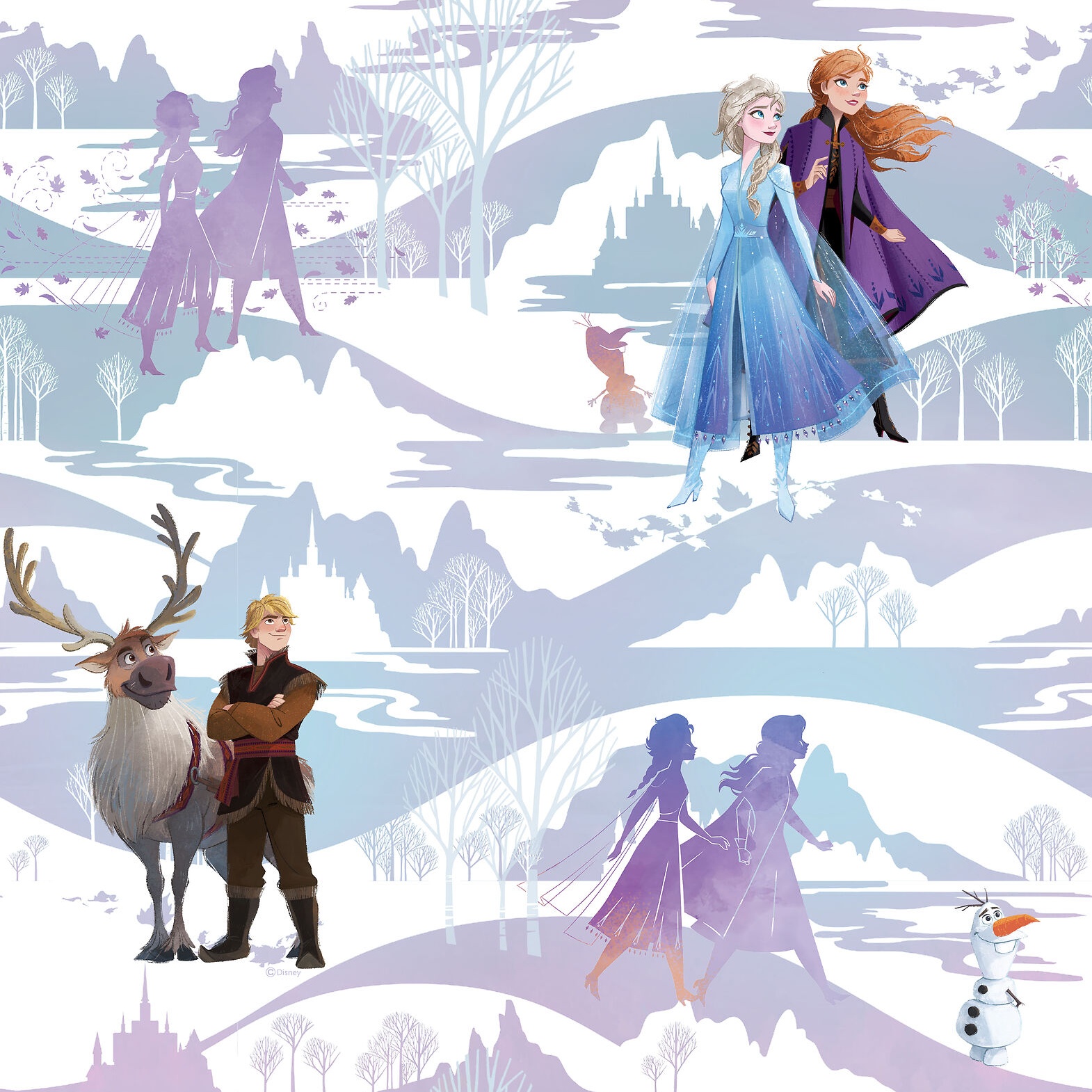 Frozen Scene Children's Wallpaper 108238