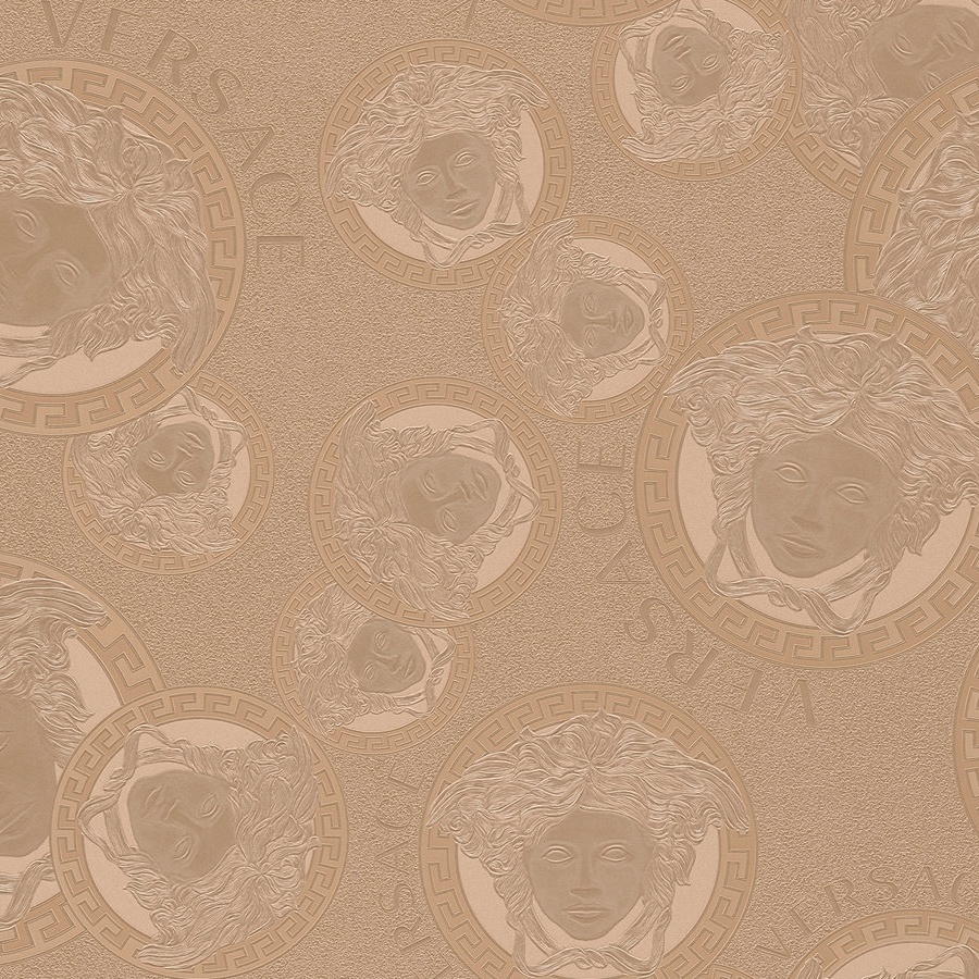 Medusa Heads Metallic Rose Gold