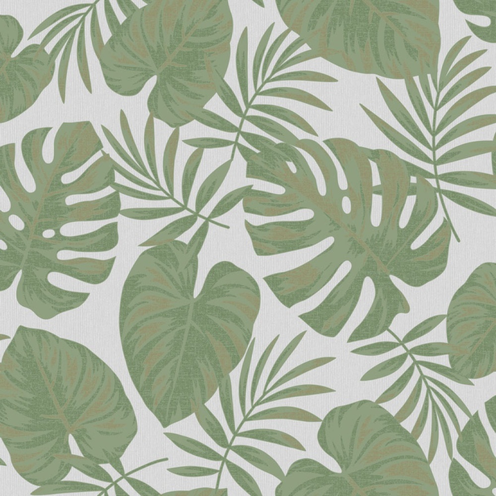 Riviera Leaf Floral Wallpaper 75913