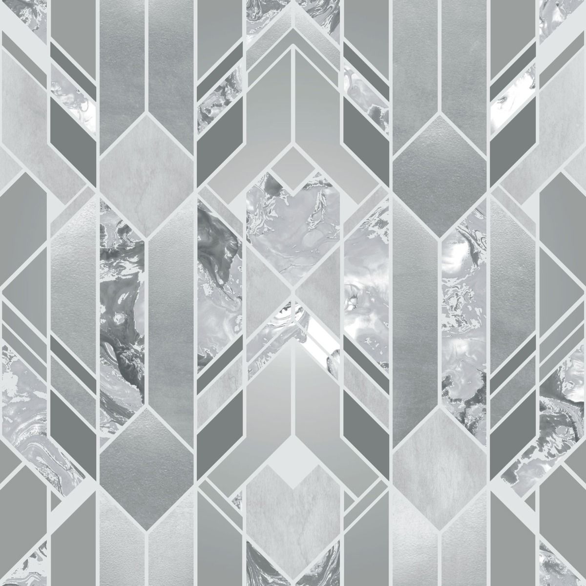 Elixir Geo Silver Wallpaper 167501