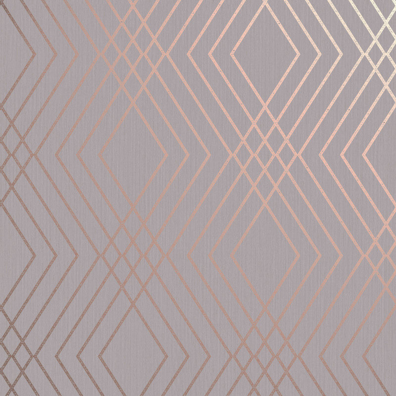 Shard Trellis Charcoal Wallpaper FD42604