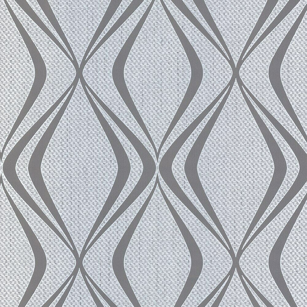 Amelia Geo Grey Wallpaper 3004