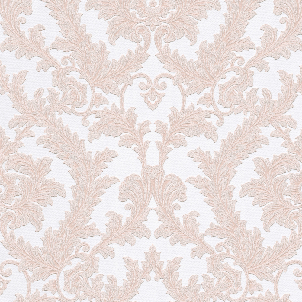 Dresden Damask Rose Gold Vinyl Wallpaper 10159-05